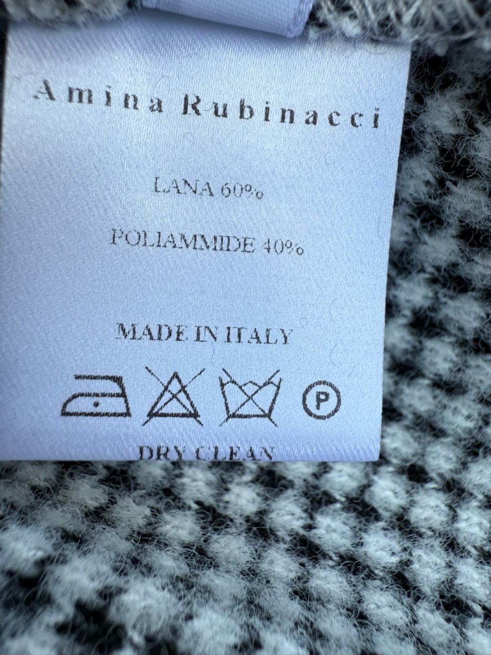 Amina Rubinacci houndstooth double-breasted jacket made in Italy - Picture 15 of 16